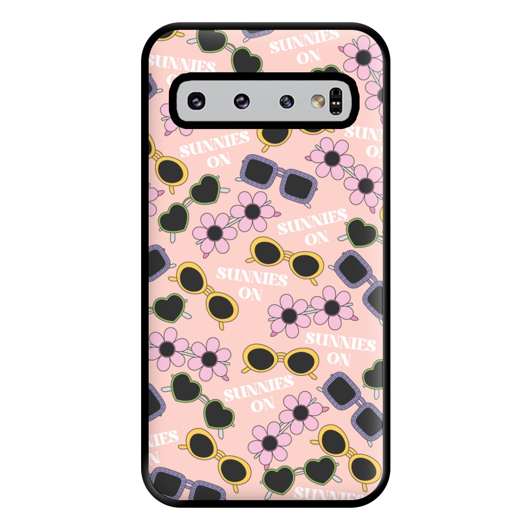 Sunnies On Pattern - Summer Phone Case for Galaxy S10 Plus