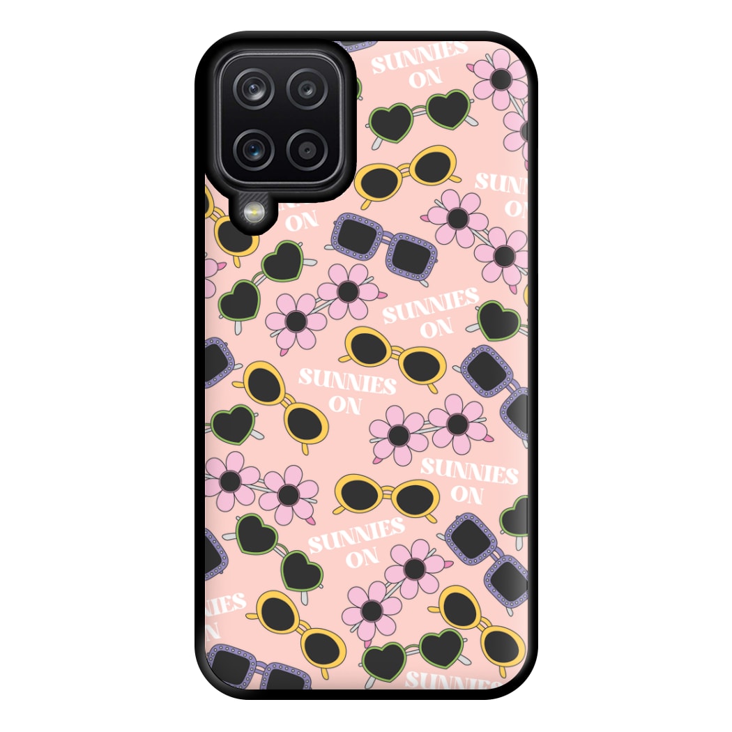 Sunnies On Pattern - Summer Phone Case for Galaxy A12