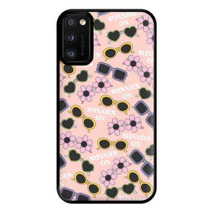 Sunnies On Pattern - Summer Phone Case for Galaxy A41