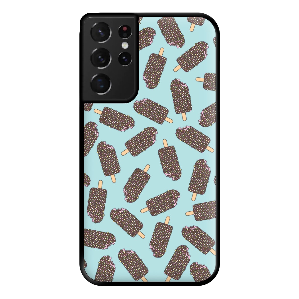 Bobbly - Ice Cream Patterns Phone Case for Galaxy S21 Ultra