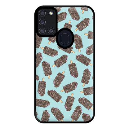 Bobbly - Ice Cream Patterns Phone Case for Galaxy A21s