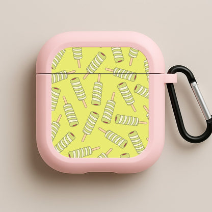 Twister - Ice Cream Patterns Pink AirPods Case