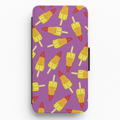 Rockets - Ice Cream Patterns Flip / Wallet Phone Case