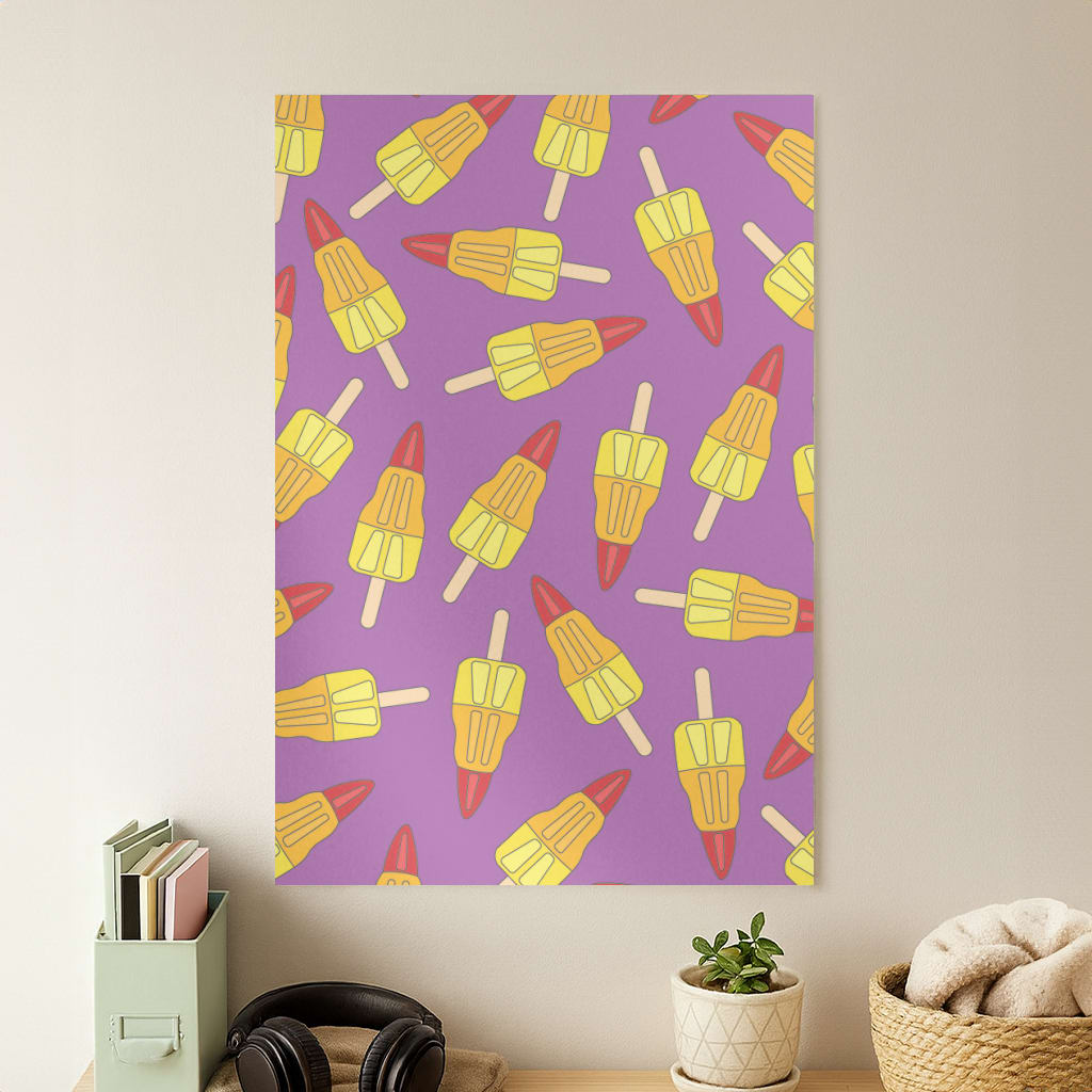 Rockets - Ice Cream Patterns Poster