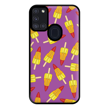 Rockets - Ice Cream Patterns Phone Case for Galaxy A21s