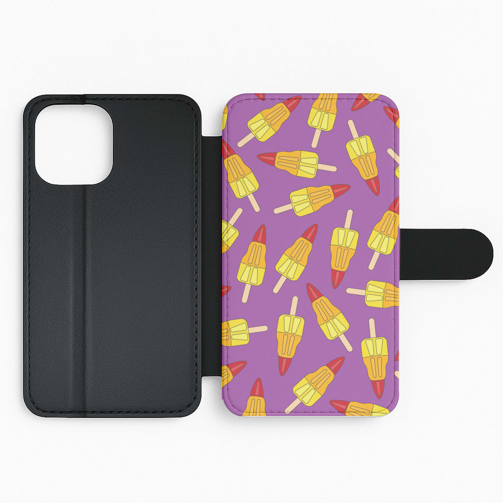 Rockets - Ice Cream Patterns Flip Phone Case