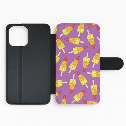 Rockets - Ice Cream Patterns Flip Phone Case