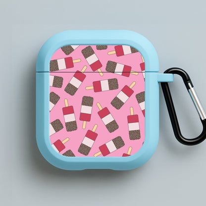 Fab - Ice Cream Patterns Blue AirPods Case