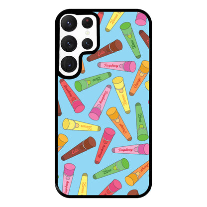 Ice Pop - Ice Cream Patterns Phone Case for Galaxy S22 Ultra