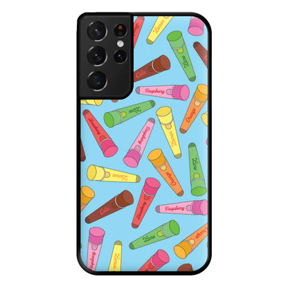 Ice Pop - Ice Cream Patterns Phone Case for Galaxy S21 Ultra