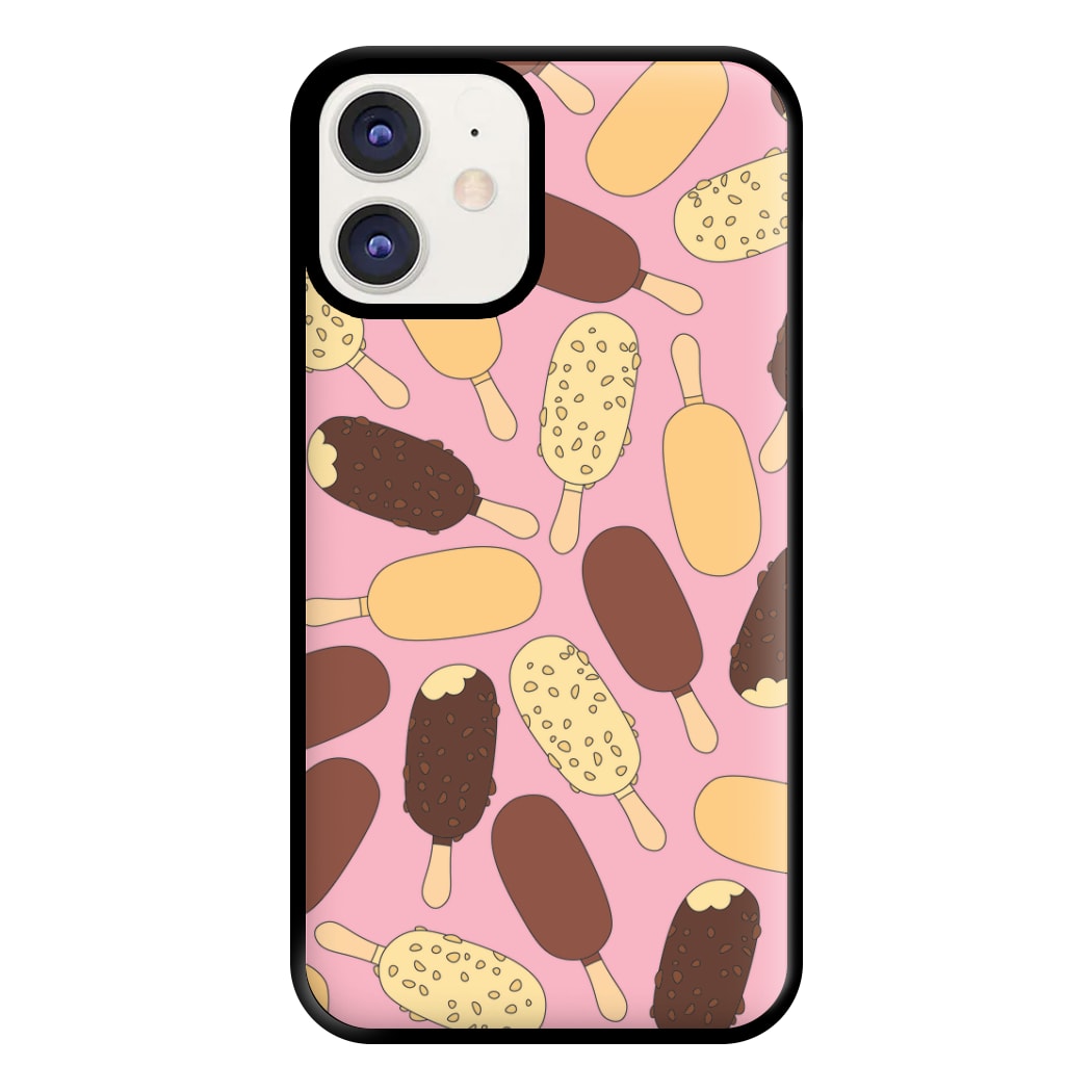 Chocolate Ice Cream Lollys - Summer Phone Case for iPhone 12 / 12 Pro