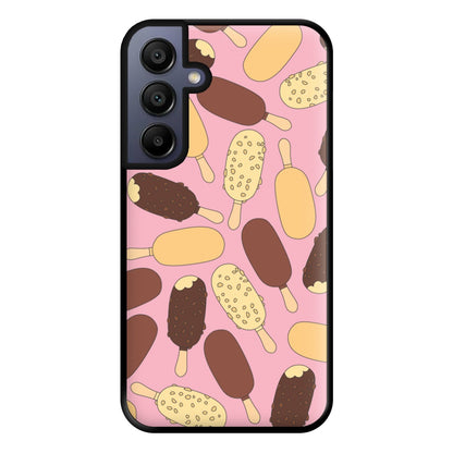 Chocolate Ice Cream Lollys - Summer Phone Case for Galaxy A15