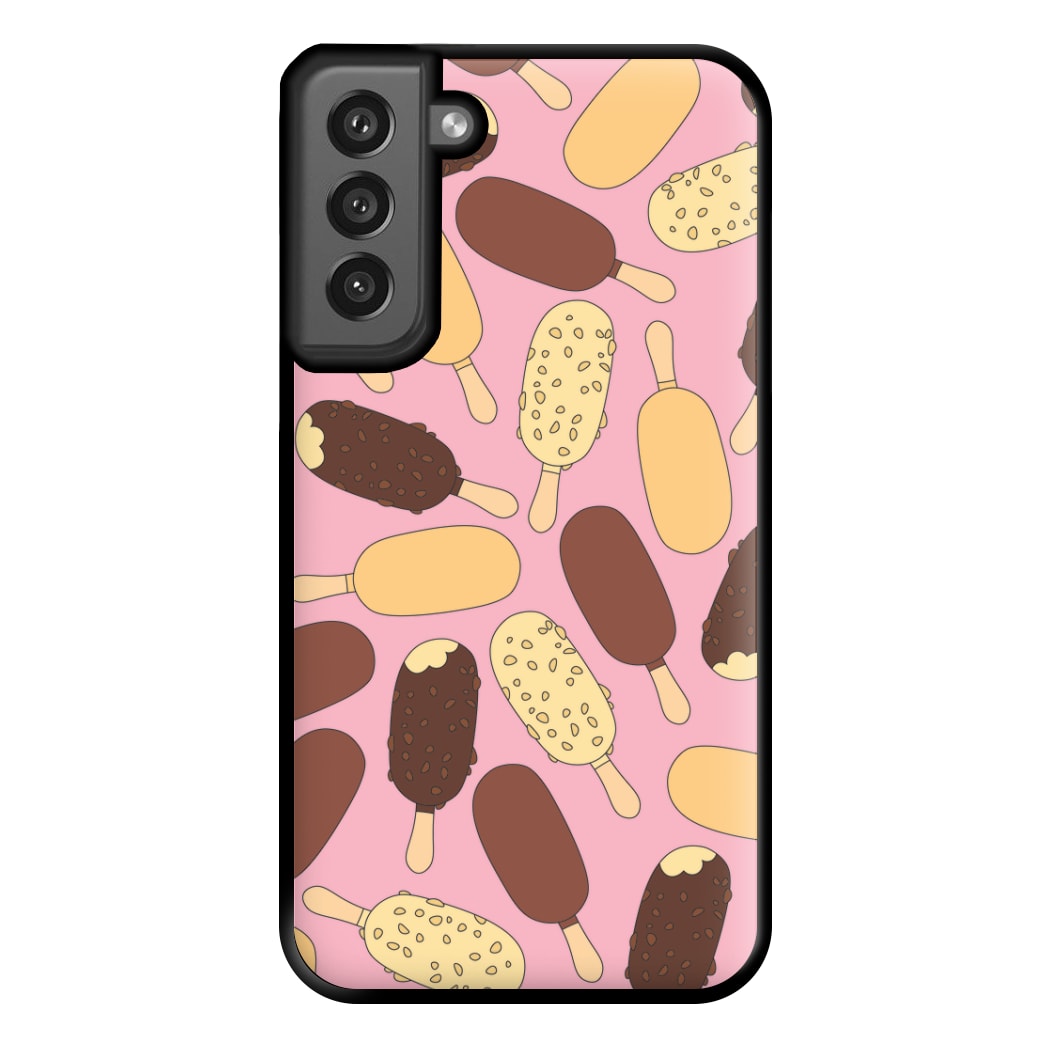 Chocolate Ice Cream Lollys - Summer Phone Case for Galaxy S21FE