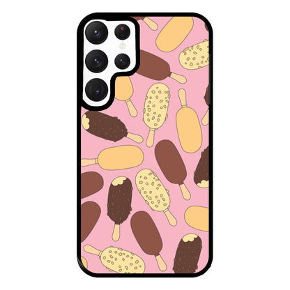 Chocolate Ice Cream Lollys - Summer Phone Case for Galaxy S22 Ultra