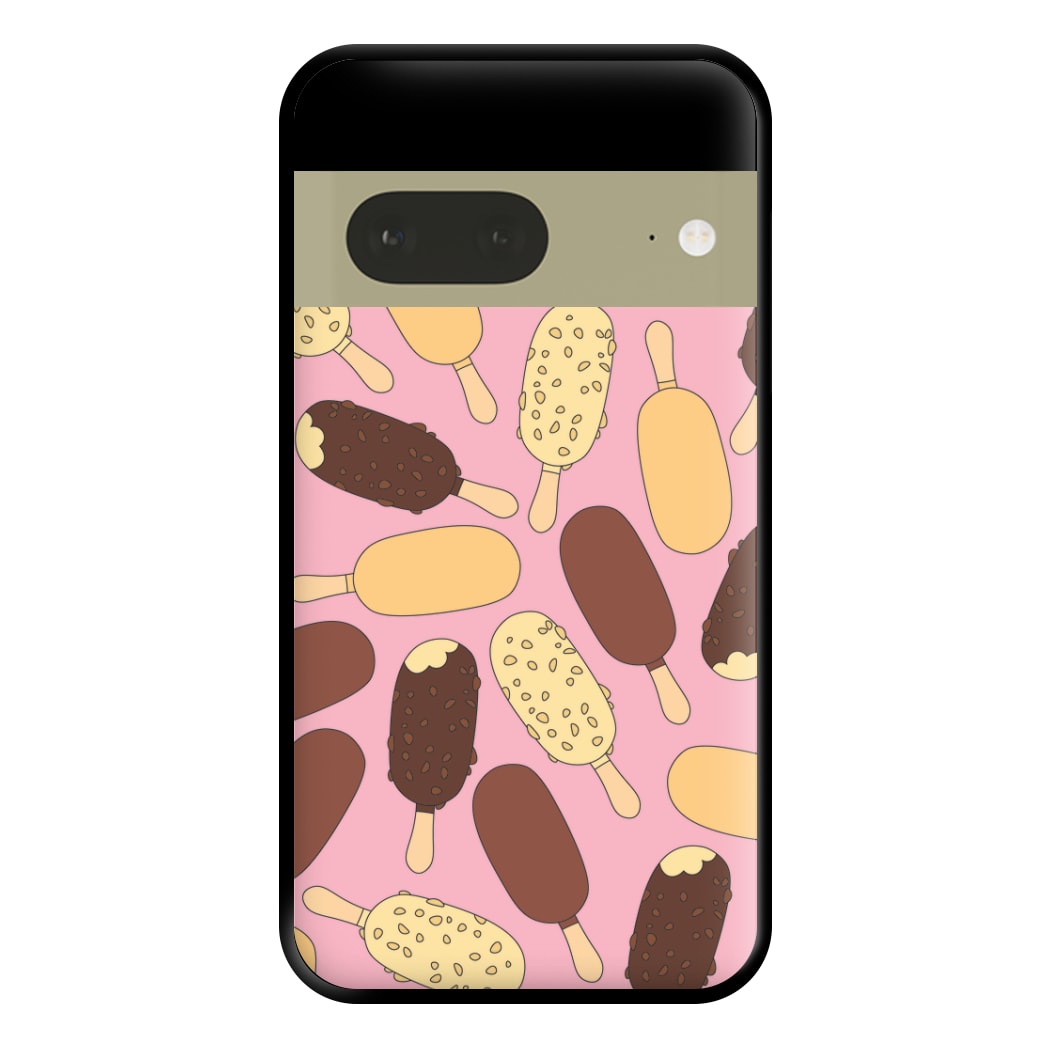 Chocolate Ice Cream Lollys - Summer Phone Case for Google Pixel 7a