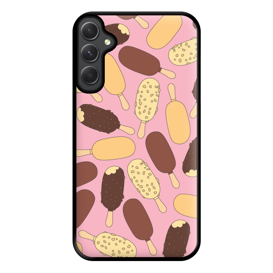 Chocolate Ice Cream Lollys - Summer Phone Case for Galaxy A34