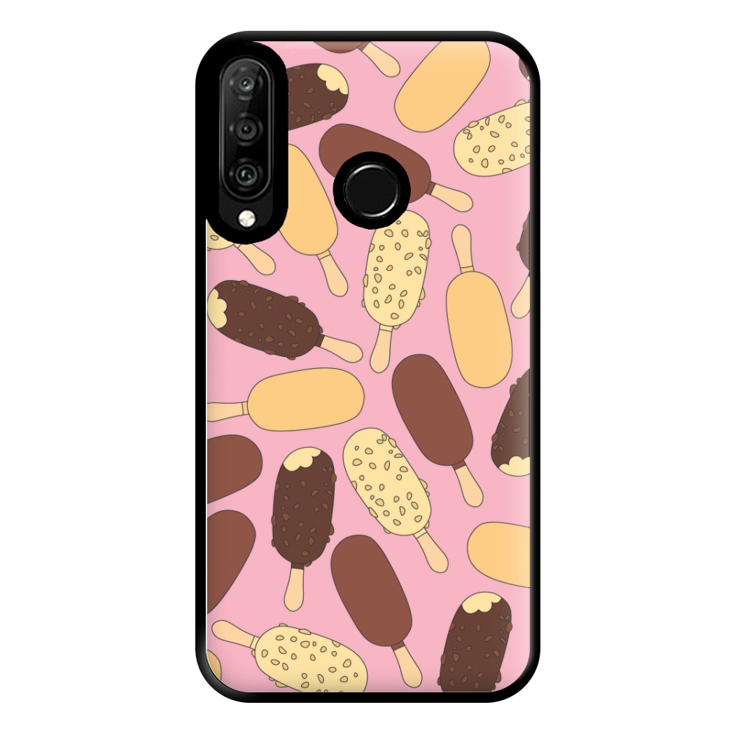 Chocolate Ice Cream Lollys - Summer Phone Case for Huawei P30 Lite