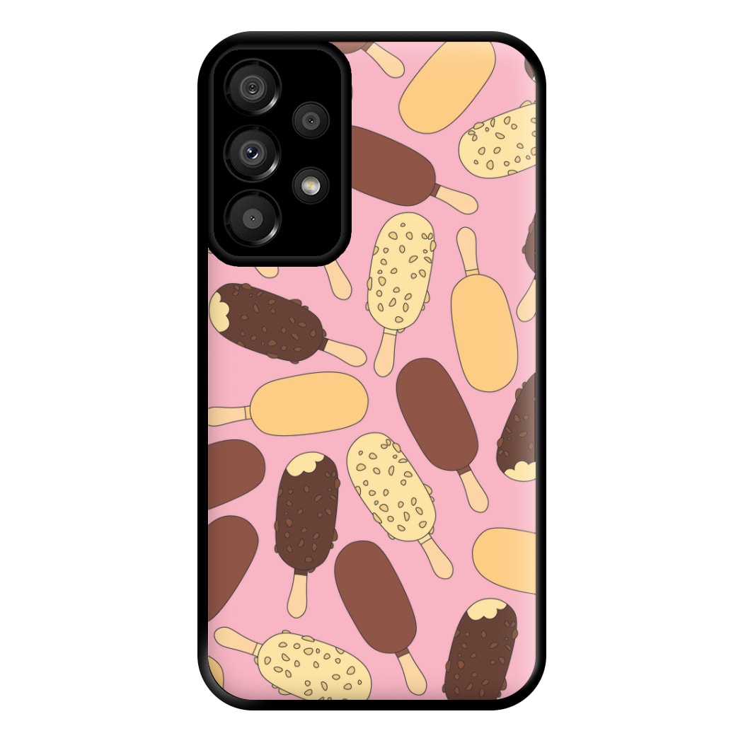 Chocolate Ice Cream Lollys - Summer Phone Case for Galaxy A33