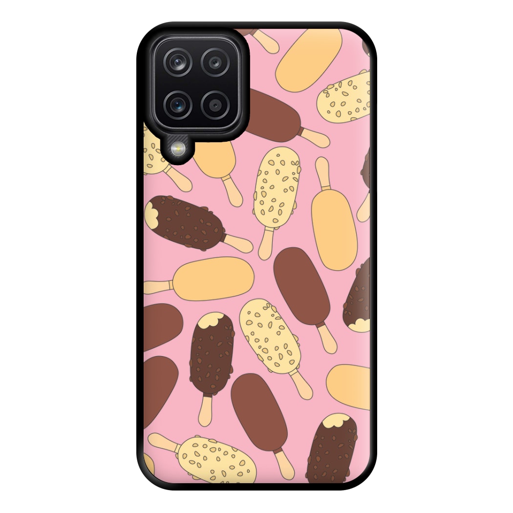 Chocolate Ice Cream Lollys - Summer Phone Case for Galaxy A12