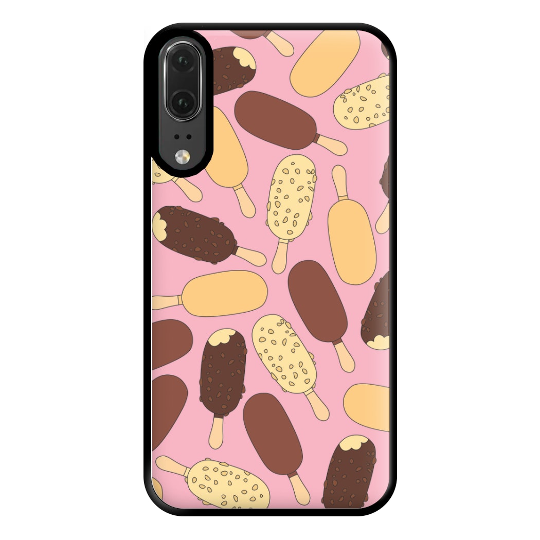 Chocolate Ice Cream Lollys - Summer Phone Case for Huawei P20