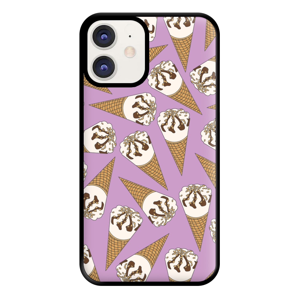 Netto - Ice Cream Patterns Phone Case for iPhone 12 / 12 Pro