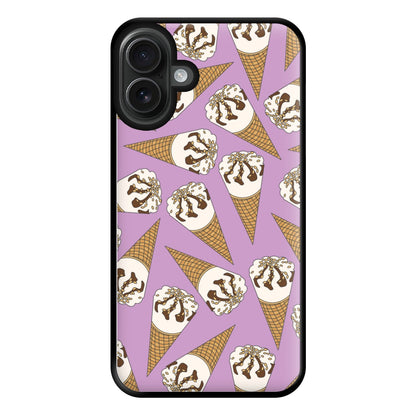 Netto - Ice Cream Patterns Phone Case for iPhone 16 Plus