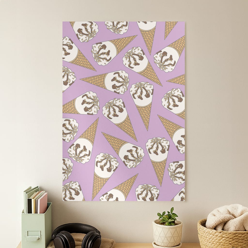 Netto - Ice Cream Patterns Poster