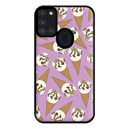 Netto - Ice Cream Patterns Phone Case for Galaxy A21s