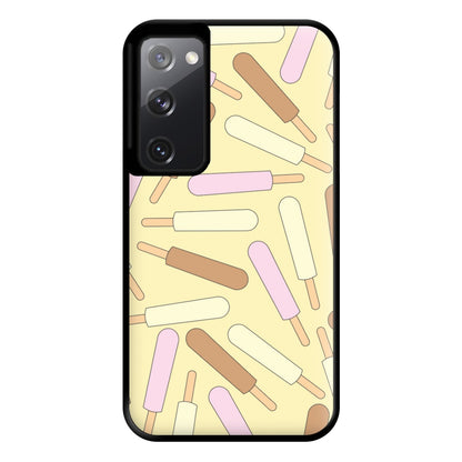 Milk Pops - Ice Cream Patterns Phone Case for Galaxy S20FE