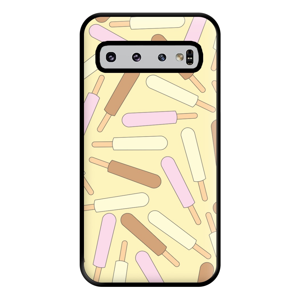 Milk Pops - Ice Cream Patterns Phone Case for Galaxy S10 Plus