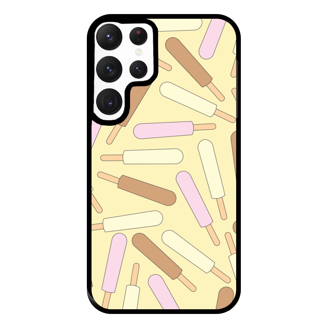 Milk Pops - Ice Cream Patterns Phone Case for Galaxy S22 Ultra