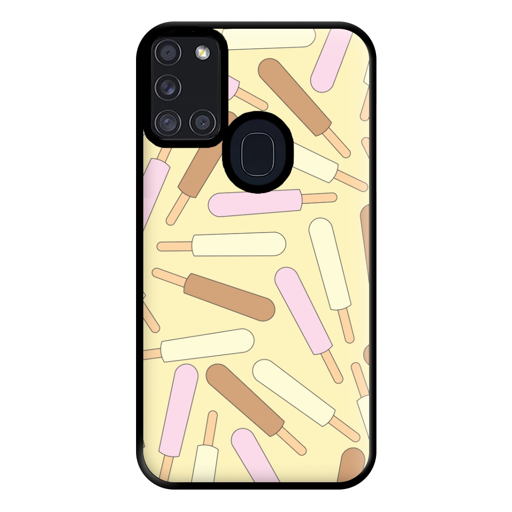 Milk Pops - Ice Cream Patterns Phone Case for Galaxy A21s