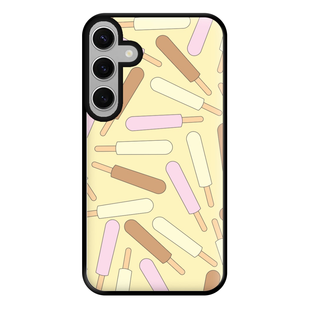 Milk Pops - Ice Cream Patterns Phone Case for Galaxy S24FE