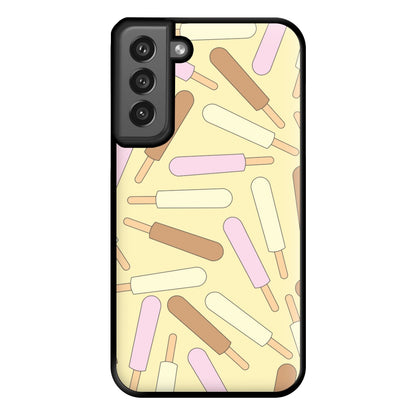 Milk Pops - Ice Cream Patterns Phone Case for Galaxy S21FE