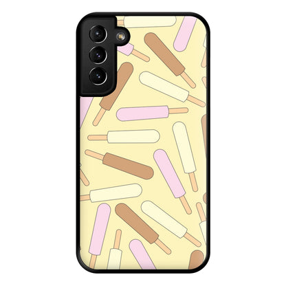 Milk Pops - Ice Cream Patterns Phone Case for Galaxy S21 Plus