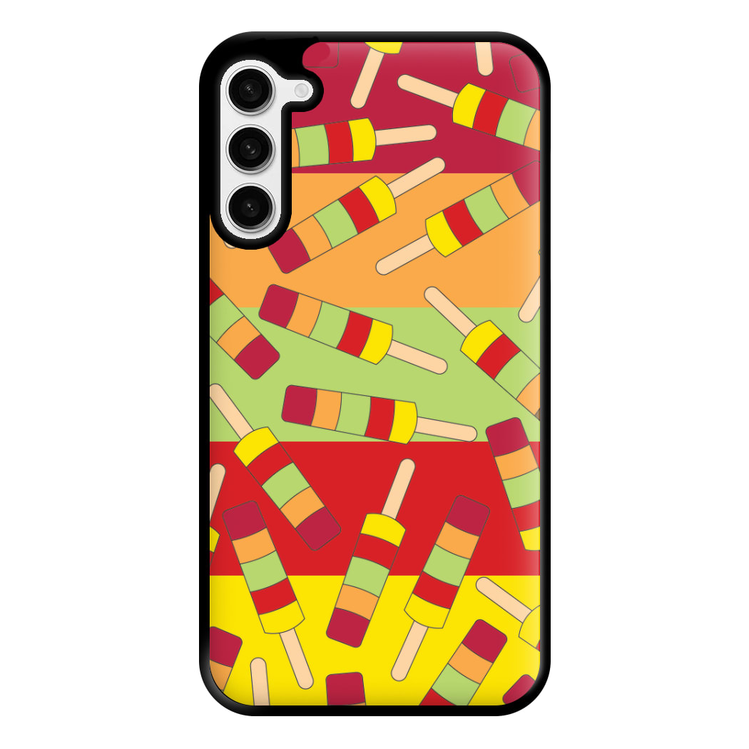 Pastels - Ice Cream Patterns Phone Case for Galaxy S23 Plus