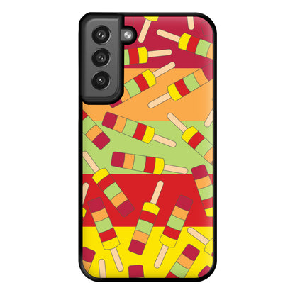 Pastels - Ice Cream Patterns Phone Case for Galaxy S21FE