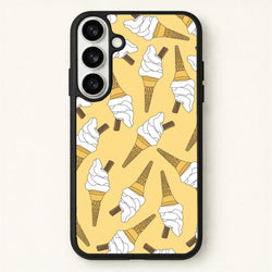 99s - Ice Cream Patterns Phone Case for Galaxy S26 Plus