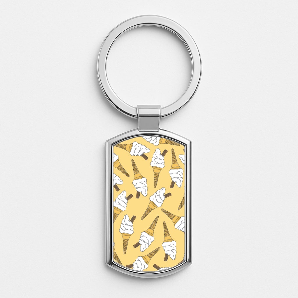 99s - Ice Cream Patterns Luxury Keyring