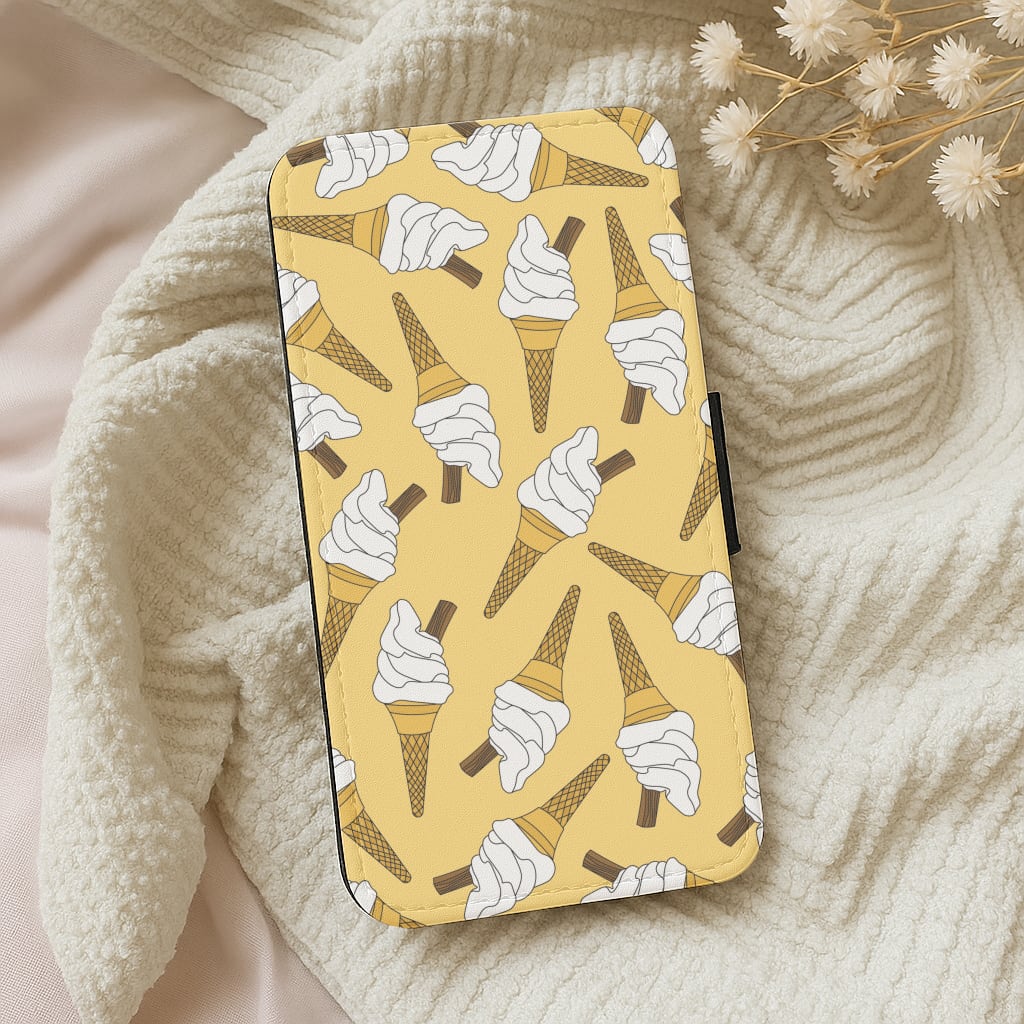 99s - Ice Cream Patterns Wallet Phone Case