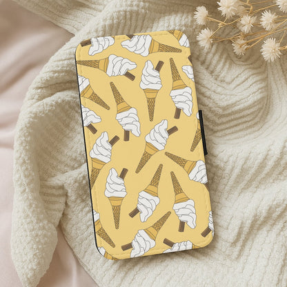99s - Ice Cream Patterns Wallet Phone Case