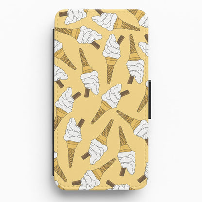 99s - Ice Cream Patterns Flip / Wallet Phone Case