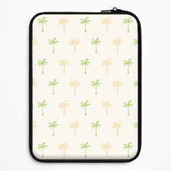 Green And Yellow Palms Pattern Universal Laptop Sleeve