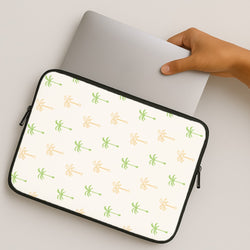 Green And Yellow Palms Pattern MacBook Case