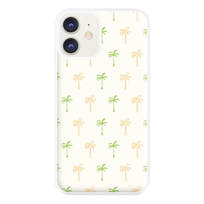 Green And Yellow Palms Pattern Phone Case for iPhone 11