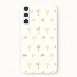 Green And Yellow Palms Pattern Phone Case for Galaxy A57