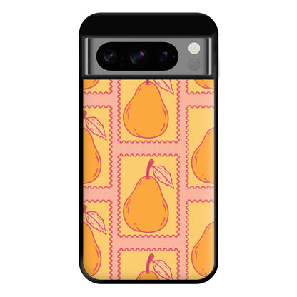 Pear Stamps Pattern Phone Case for Google Pixel 8 Pro