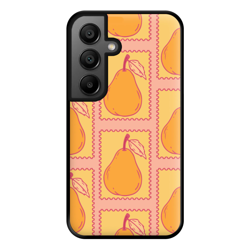 Pear Stamps Pattern Phone Case for Galaxy A56