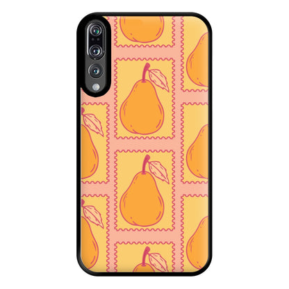 Pear Stamps Pattern Phone Case for Huawei P20 Pro
