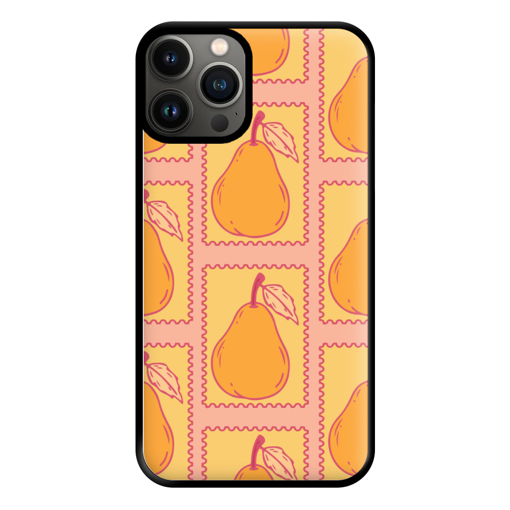 Pear Stamps Pattern Phone Case for iPhone 11 Pro Max